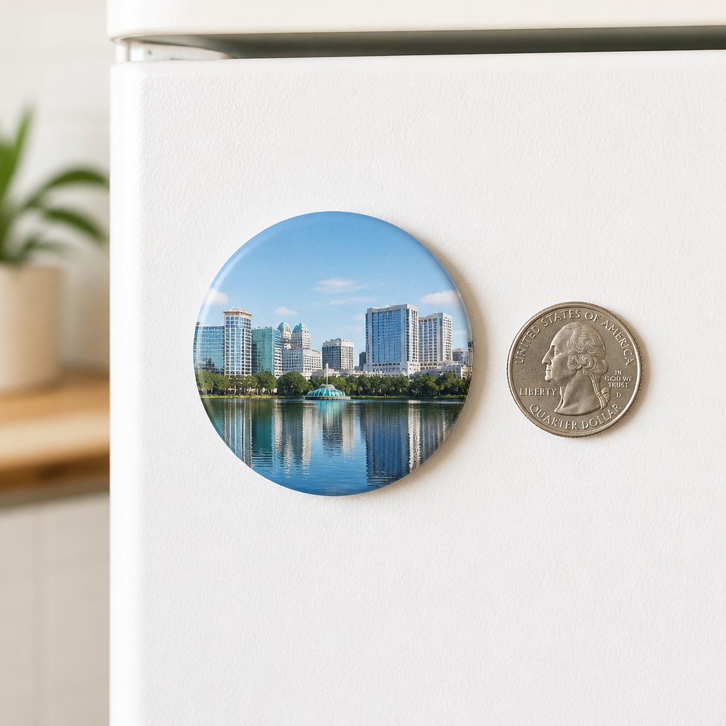 Orlando 2-inch flat magnet