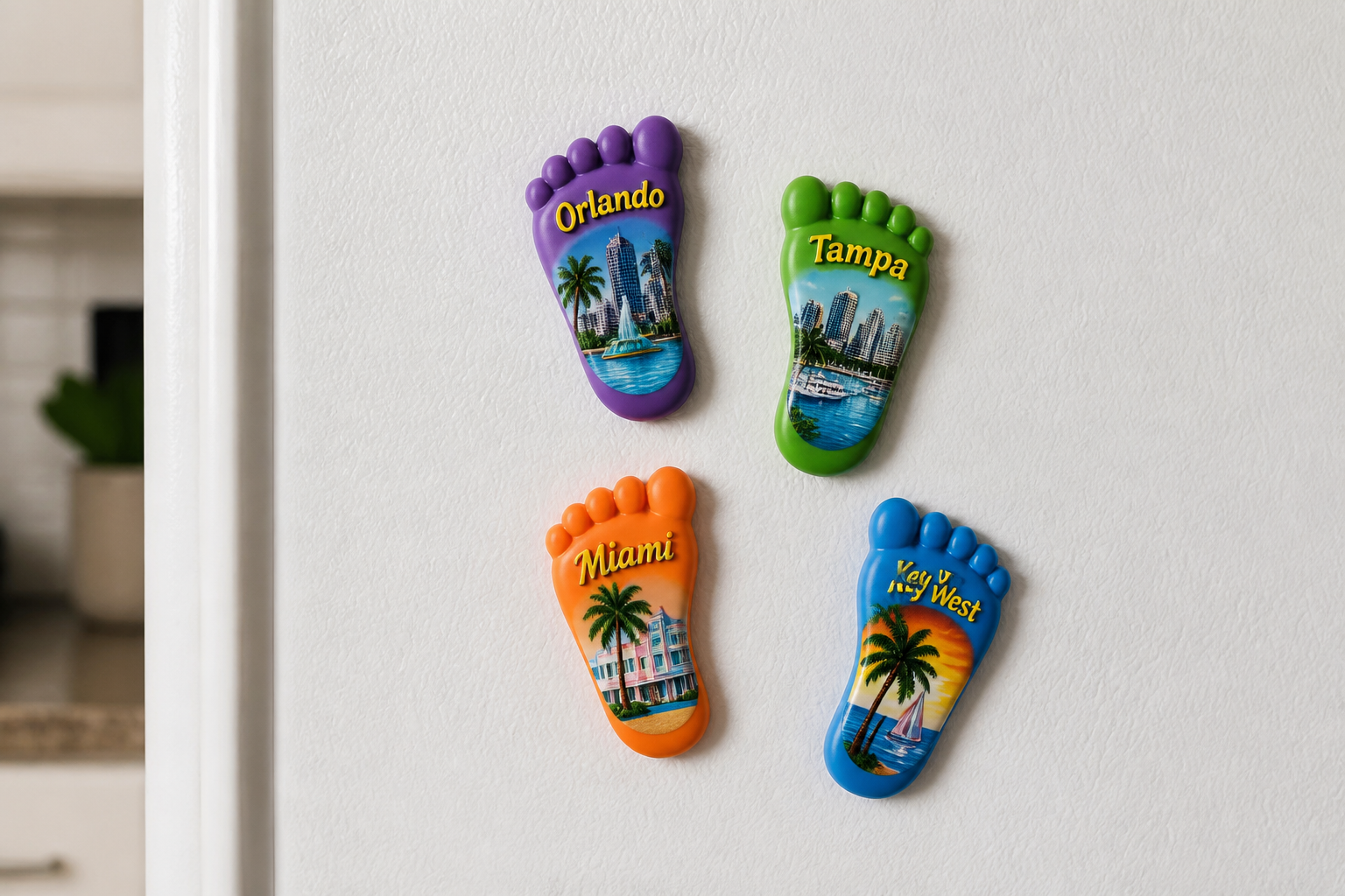 Orlando FootWhere magnet set