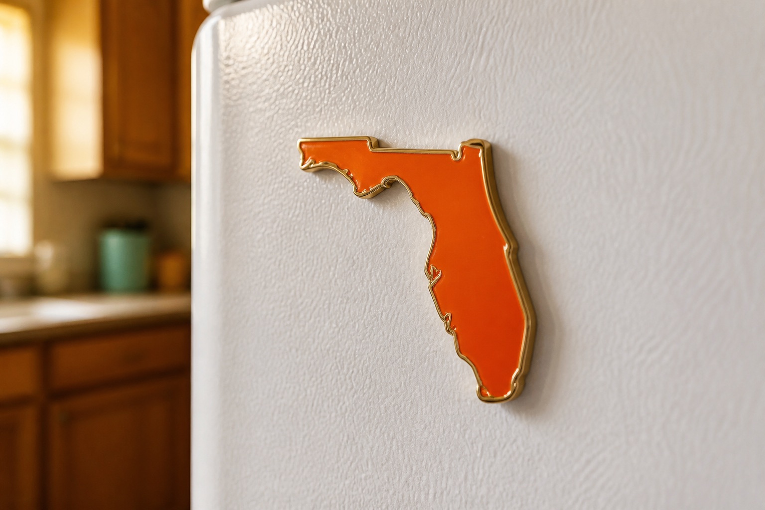 Florida state outline fridge magnet